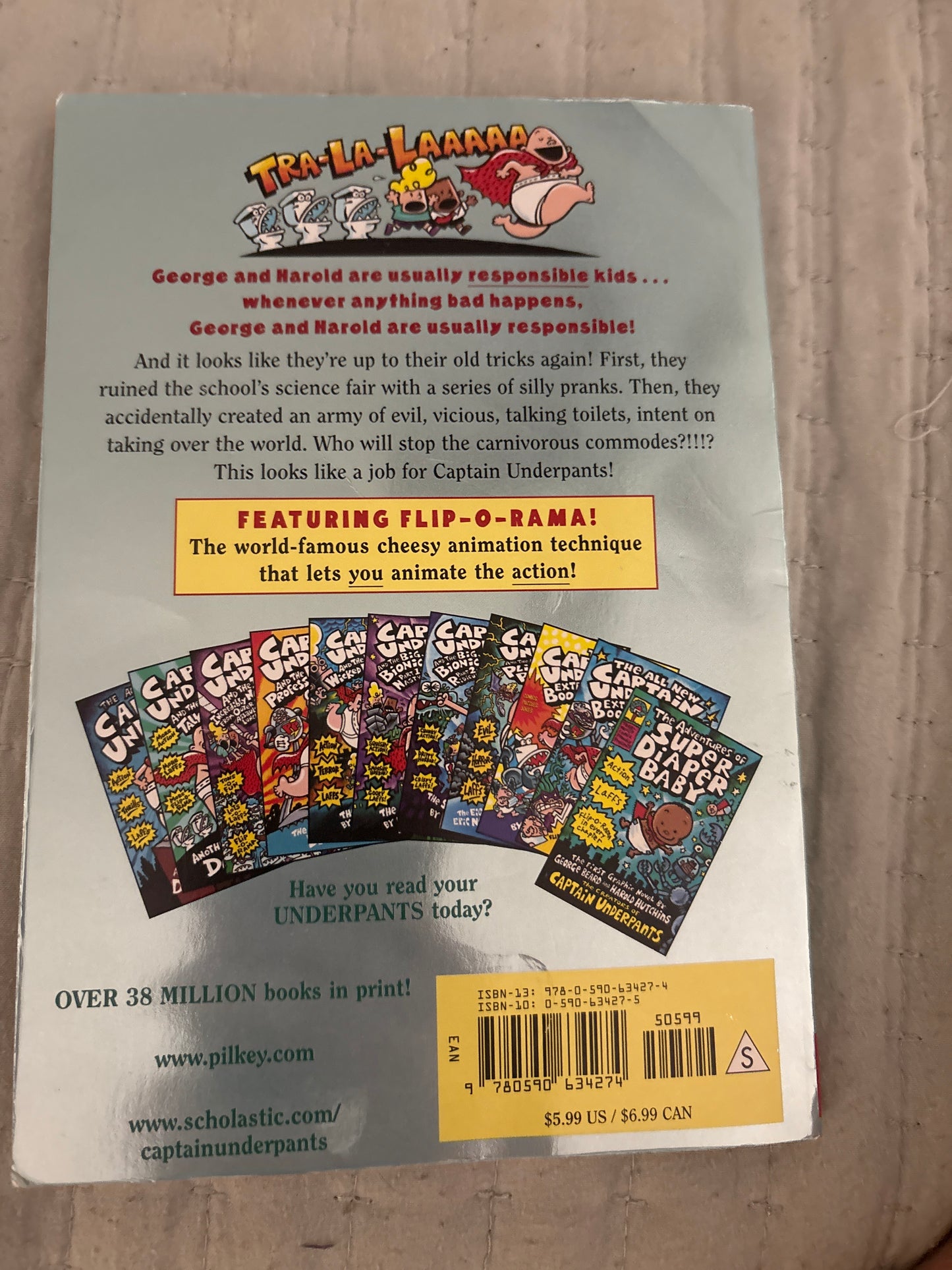 Captain underpants 1-4 set