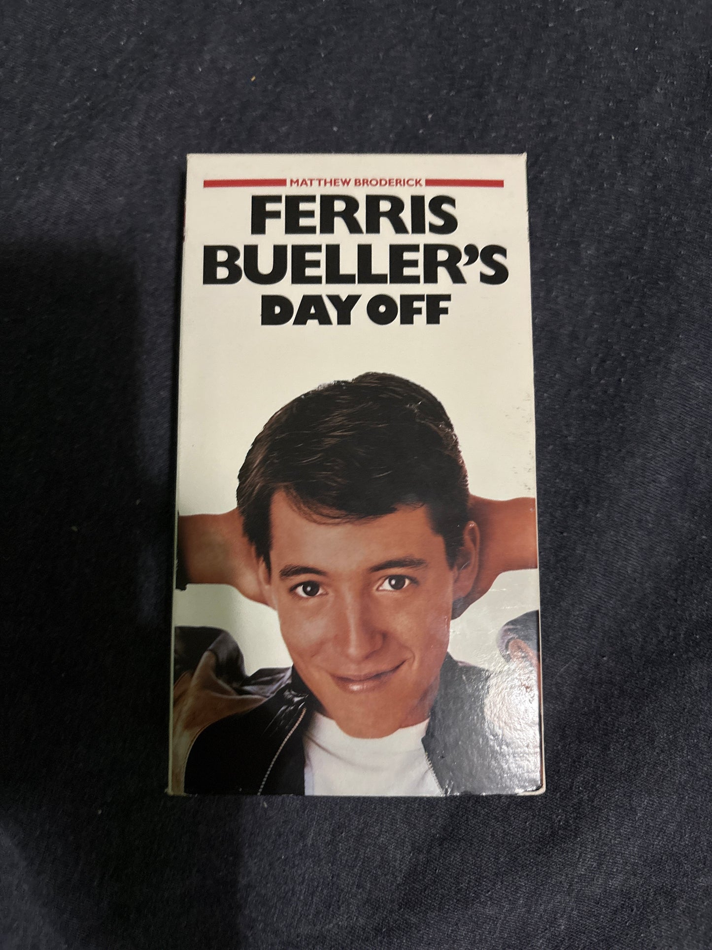 VHS tape of Ferris bueller’s day off